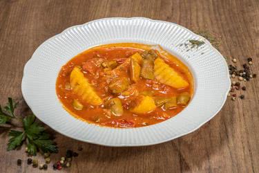 Яхния картофи и зелен боб