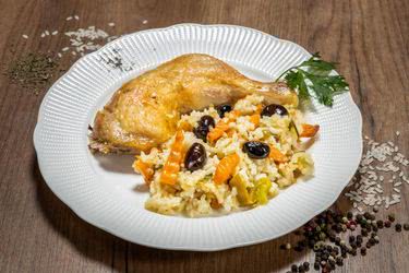 Пиле с ориз по манастирски