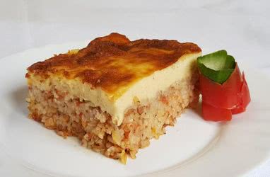 Мусака от ориз и кайма
